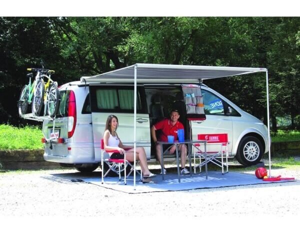 
								STORE F35 PRO 250 BOITIER + PIEDS GRIS TITANIUM FIAMMA – TOILE ROYAL BLUE full									