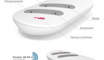 
										Alarme de Camping Car – Alarme de Porte – Sirène 125 DB Détecteur de Mouvement – 4 Détecteurs d’ouverture- 2 Télécommandes – 8 Autocollants – Alarme Maison full									