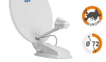 
										Antenne Satellite automatique – Antarion 2 têtes G6+ 72cm full									