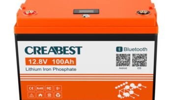 
										Batterie LiFePO4 100Ah 12.8V pour camping-car caravane camping bateau hors réseau avec Bluetooth full									