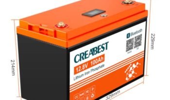 
										Batterie LiFePO4 100Ah 12.8V pour camping-car caravane camping bateau hors réseau avec Bluetooth full									