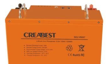 
										Batterie LiFePO4 120Ah 12.8V pour camping-car caravane camping bateau hors réseau avec Bluetooth full									