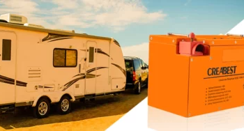 
										Batterie LiFePO4 120Ah 12.8V pour camping-car caravane camping bateau hors réseau avec Bluetooth full									