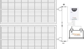 
										EM Kit solaire rigide 420W – Régulateur MPPT 100/40 BT full									