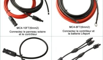 
										Kit Panneau Solaire Souple 200W pour Camping-car, Caravane, Bateau avec batterie LiFePO4 full									