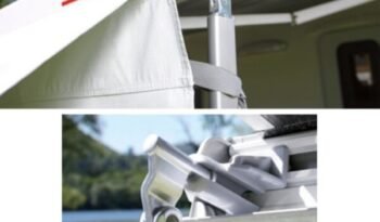 
										Store Fiamma F45S Blanc 2m60 Royal Grey + adaptateurs VW T5/T6 California full									