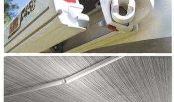 
										Store Fiamma F45S Blanc 2m60 Royal Grey + adaptateurs VW T5/T6 California full									